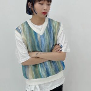 Oversized Vest Colorful